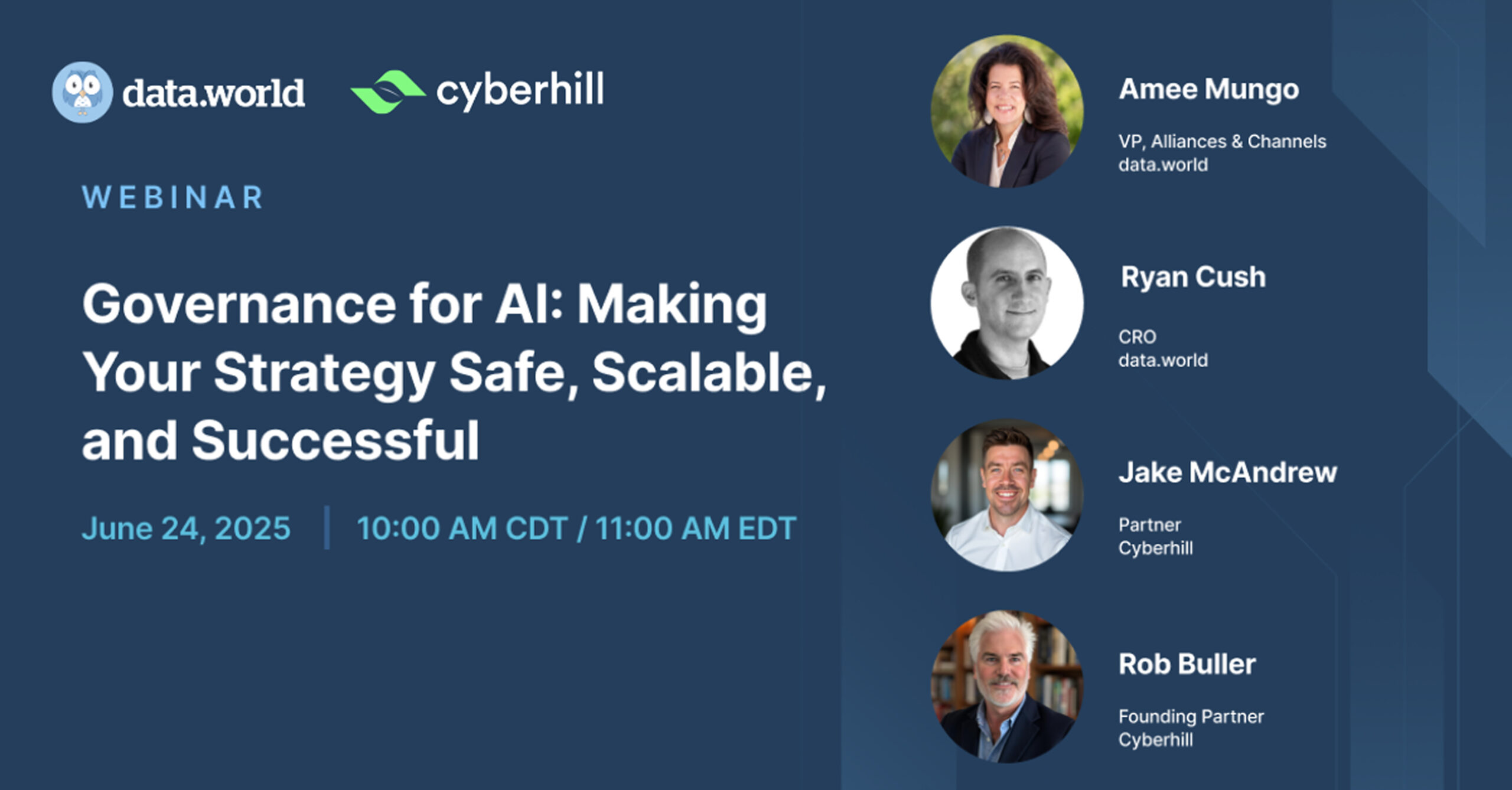 data.world X Cyberhill Governance for AI Webinar